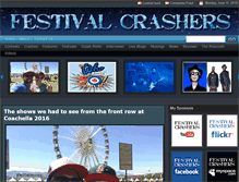 Tablet Screenshot of festivalcrashers.com